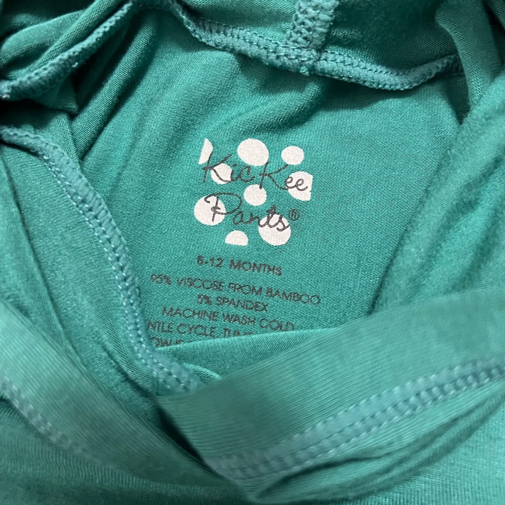 ( NWT. ) KicKee Pants 6-12 Month Short Sleeve Hoodie Tank. - Picture 3 of 3